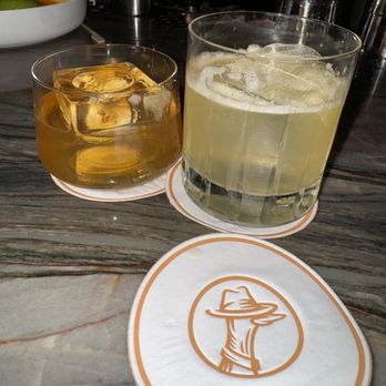 Blind Duck - a drink and a coaster - Cocktail Bars Near Me - Boston, Massachusetts