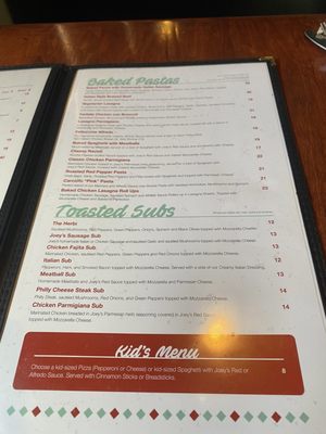 Menu photo 1 Joey's Pizzeria Oklahoma City, OK Menu photo 1 Joey's Pizzeria Oklahoma City, OK