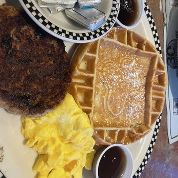 Black Bear Diner Beaumont - Scrambled eggs, sausage patties, waffle - Diners Near Me - Beaumont, Texas Black Bear Diner Beaumont - Scrambled eggs, sausage patties, waffle - Diners Near Me - Beaumont, Texas