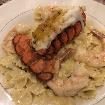 The Raintree Restaurant - Jumbo Shrimp & Lobster Pasta - American Near Me - Saint Augustine, Florida