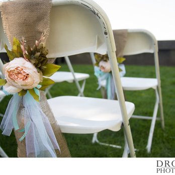 Snow's Wedding & Party Rentals - Rental chairs at our ceremony from Snow's. - Party Equipment Rentals Near Me - Redding, California Snow's Wedding & Party Rentals - Rental chairs at our ceremony from Snow's. - Party Equipment Rentals Near Me - Redding, California