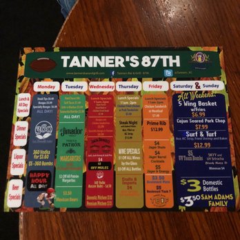 Tanner's Bar & Grill - a table full of tickets - American Near Me - Lenexa, Kansas Tanner's Bar & Grill - a table full of tickets - American Near Me - Lenexa, Kansas