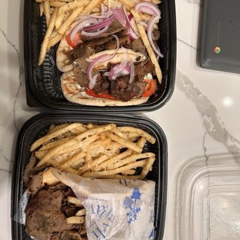 Avli Taverna - Chicago Gyro Plate. Twisted Gyro. - Greek Near Me - Chicago, Illinois