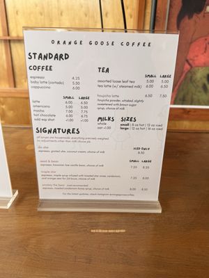 Menu photo 4 Orange Goose Coffee Seattle, WA Menu photo 4 Orange Goose Coffee Seattle, WA