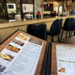 Golden Frog Saloon - Menu and bar area