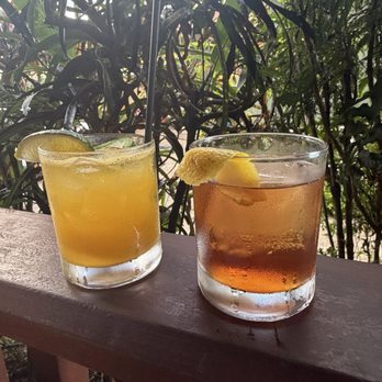Bar Acuda - Our drinks: Concrete Jungle and Hanalei Mule - Tapas Bars Near Me - Hanalei, Hawaii