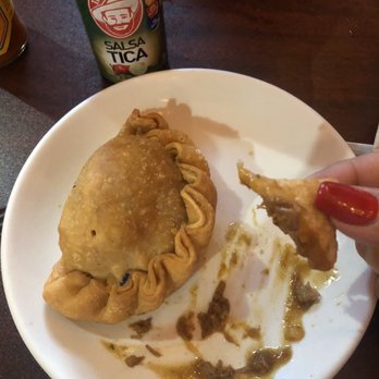 Division Cafe - Beef empanadas with the salsa tica delicious! - Latin American Near Me - Somerville, New Jersey