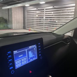 Guest parking gate. Guest parking gate.