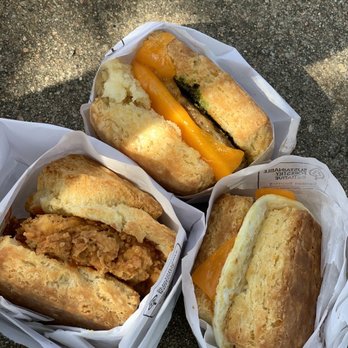 Bird Bird Biscuit - From top clockwise: Lovely Day, Little Bird, Queen Beak - Breakfast & Brunch Near Me - Austin, Texas