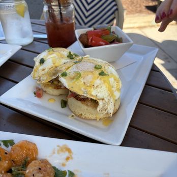 Scratch Kitchen and Taproom - Firecracker shrimp. Bloody Mary. Crabcake Benedict. - American Near Me - Cary, North Carolina