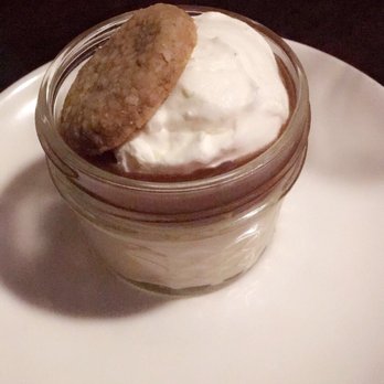 Grove - Dilley's favorite butterscotch pudding with shortbread cookie - New American Near Me - Grand Rapids, Michigan Grove - Dilley's favorite butterscotch pudding with shortbread cookie - New American Near Me - Grand Rapids, Michigan