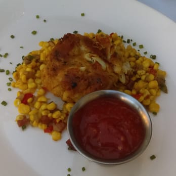 Prime One Twelve - Crab cake appetizer with corn very delish - Steakhouses Near Me - Miami Beach, Florida Prime One Twelve - Crab cake appetizer with corn very delish - Steakhouses Near Me - Miami Beach, Florida
