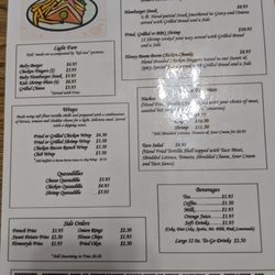 The Cafe On Cotton - Menu