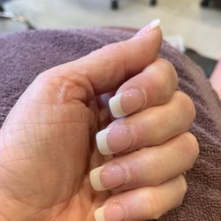 Anthony Vince Nail Spa - Finished nails for my wedding day