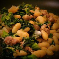 Anthony Adragna - Broccoli rabe, white bean, sausage