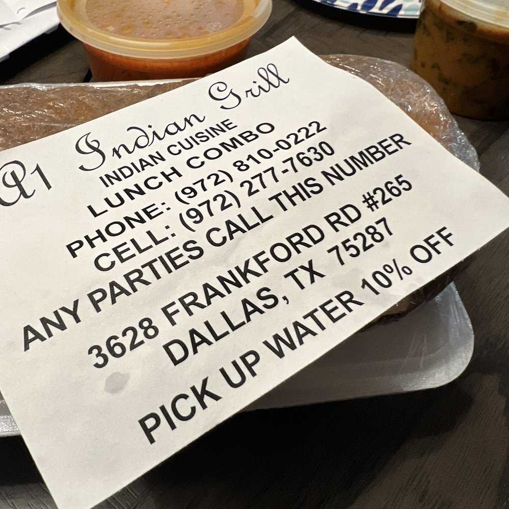 A1 Indian Grill - Makes no sense. - Indian Near Me - Dallas, Texas