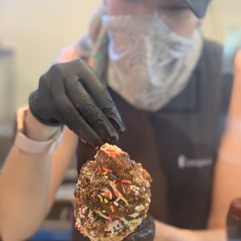 Squatch Sweets - a woman wearing a face mask and gloves - Candy Stores Near Me - McCall, Idaho Squatch Sweets - a woman wearing a face mask and gloves - Candy Stores Near Me - McCall, Idaho
