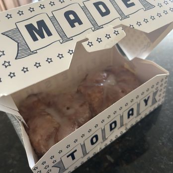 Parlor Doughnuts - The two monster donuts! My husband and I shared one there's one for tomorrow morning for breakfast! - Donuts Near Me - San Antonio, Texas