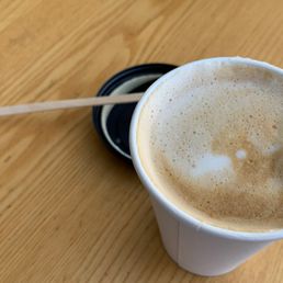 Nomad's cortado had way too much milk and foam.  It seemed more like a latte than anything else.