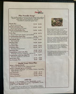 Menu photo 2 Pho D'licious Fargo, ND