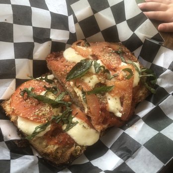 Salty Bread Pizza Cafe - Margherita Salty Bread Pizza - Pizza Near Me - Irondequoit, New York