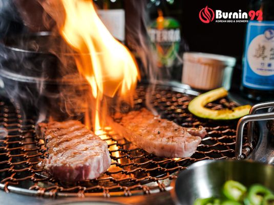 Burnin92 Korean BBQ & Skewers 달라스 숯불구이 고깃집 by null
