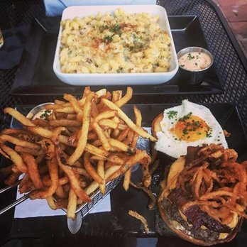Little Bad Wolf - Mac and cheese entree, wolf burger and fries. - American Near Me - Chicago, Illinois Little Bad Wolf - Mac and cheese entree, wolf burger and fries. - American Near Me - Chicago, Illinois