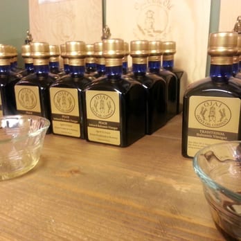 Ojai Olive Oil - A portion of the balsamic samples - Olive Oil Near Me - Ojai, California Ojai Olive Oil - A portion of the balsamic samples - Olive Oil Near Me - Ojai, California