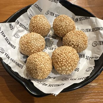 Ten Seconds Noodle House - Sesame balls - Noodles Near Me - College Station, Texas Ten Seconds Noodle House - Sesame balls - Noodles Near Me - College Station, Texas