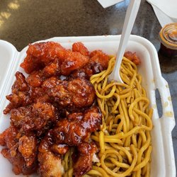 Master Wok - Orange chicken, sesame chicken, noodles