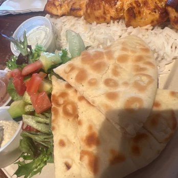 Luna Grill Cerritos - Chicken Kabob Plate - Mediterranean Near Me - Cerritos, California