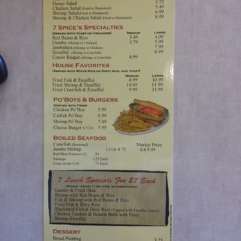 7Spice - Menu - Seafood Near Me - Houston, Texas 7Spice - Menu - Seafood Near Me - Houston, Texas