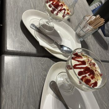 The Bald Barista - Yogurt parfait, fruit with honey - Coffee & Tea Near Me - Dublin, D The Bald Barista - Yogurt parfait, fruit with honey - Coffee & Tea Near Me - Dublin, D