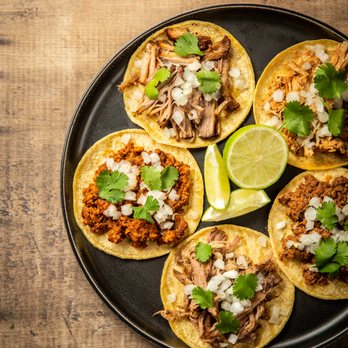 Saracen Express - a plate of pulled pork tacos - Pizza Near Me - Pine Bluff, Arkansas Saracen Express - a plate of pulled pork tacos - Pizza Near Me - Pine Bluff, Arkansas