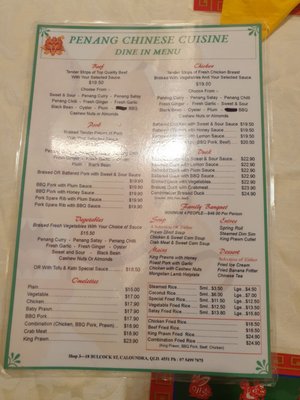 Menu photo 4 Uncle Lee's Chinese Caloundra, QLD Menu photo 4 Uncle Lee's Chinese Caloundra, QLD