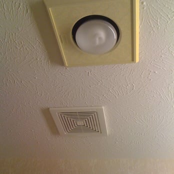 Holiday Inn Express Anchorage - Bathroom infrared heat lamp replaced with politically-correct CFL cool lamp (I miss the warmth) - Hotels Near Me - Anchorage, Alaska
