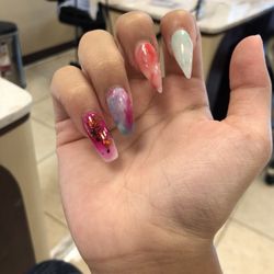 Dream Nails - Marbleize nails and ombre
