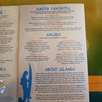 Islands Restaurant - Menu - Burgers Near Me - Glendale, California Islands Restaurant - Menu - Burgers Near Me - Glendale, California