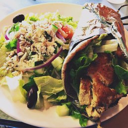 Small Chicken Souvlaki Platter