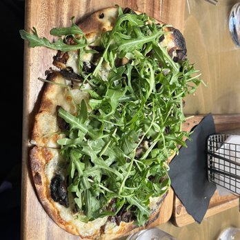 Carson Kitchen - Mushroom flat bread! Had blue cheese on it which was very good! - New American Near Me - Las Vegas, Nevada
