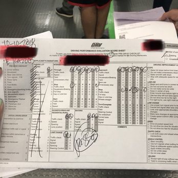 Ez Street Driving School - The examiner will use this sheet to calculate your score. Torrance DMV 10-10-18. - Driving Schools Near Me - Harbor City, California Ez Street Driving School - The examiner will use this sheet to calculate your score. Torrance DMV 10-10-18. - Driving Schools Near Me - Harbor City, California