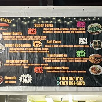 Super Tortas - Menu - Mexican Near Me - Fort Bragg, California Super Tortas - Menu - Mexican Near Me - Fort Bragg, California