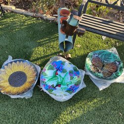 The Wooden Ladder - Bird Baths?
