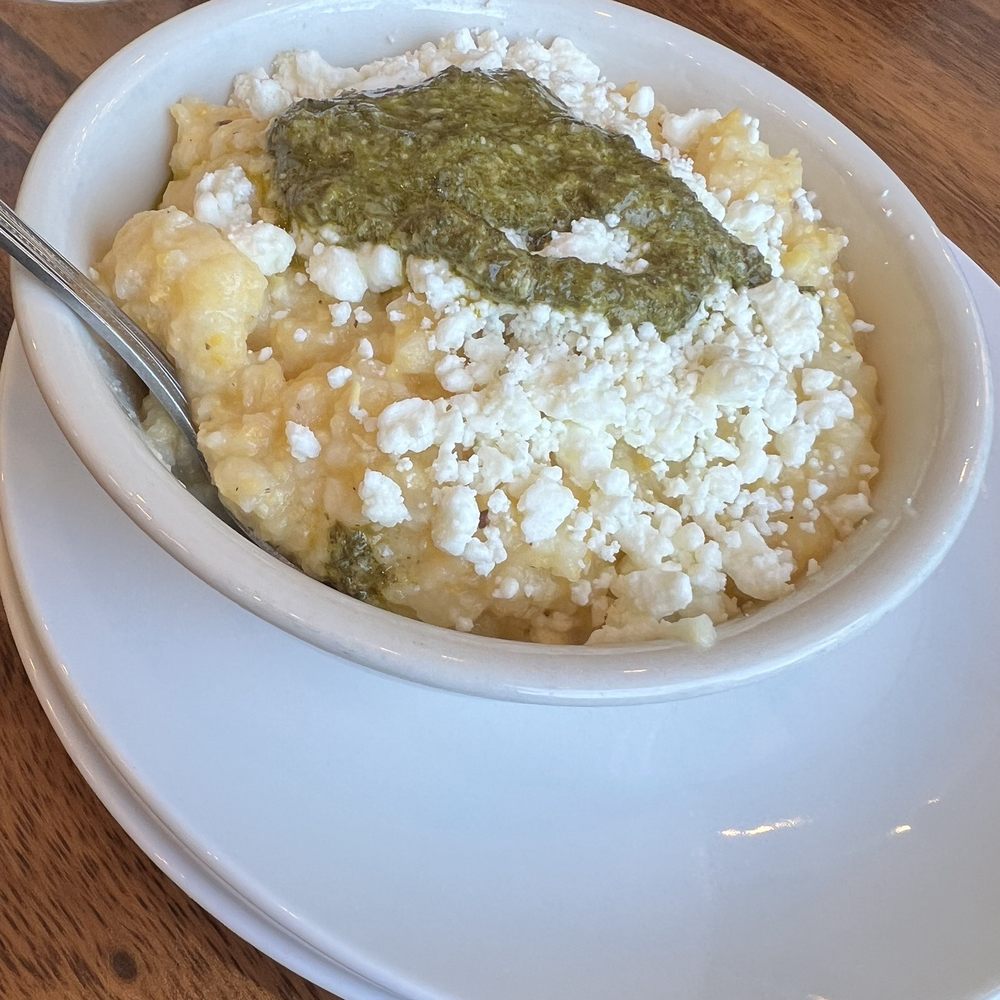 Toasty - Grits with Goat Cheese and Pesto - Breakfast & Brunch Near Me - Myrtle Beach, South Carolina Toasty - Grits with Goat Cheese and Pesto - Breakfast & Brunch Near Me - Myrtle Beach, South Carolina