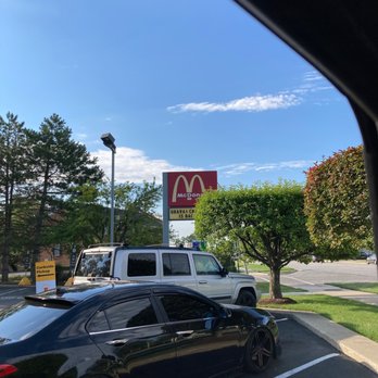 McDonald's - a black car parked in a parking lot - Fast Food Near Me - Lake Bluff, Illinois