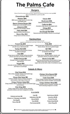 Menu photo 2 The Palms Cafe Central Point, OR