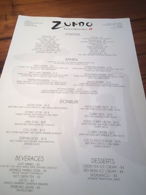 Menu photo 6 Zundo Ramen & Donburi Cincinnati, OH Menu photo 6 Zundo Ramen & Donburi Cincinnati, OH