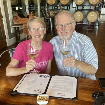 Perissos Vineyard and Winery - Two happy wine tasters. - Wineries Near Me - Burnet, Texas Perissos Vineyard and Winery - Two happy wine tasters. - Wineries Near Me - Burnet, Texas