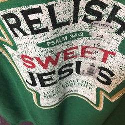 Goodruby Christian Bookstore - Love relish and Jesus