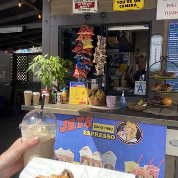 J.E.T.S. Espresso - Horchata iced latte & plain cream cheese bagel with nutella - Coffee & Tea Near Me - Bonita, California J.E.T.S. Espresso - Horchata iced latte & plain cream cheese bagel with nutella - Coffee & Tea Near Me - Bonita, California